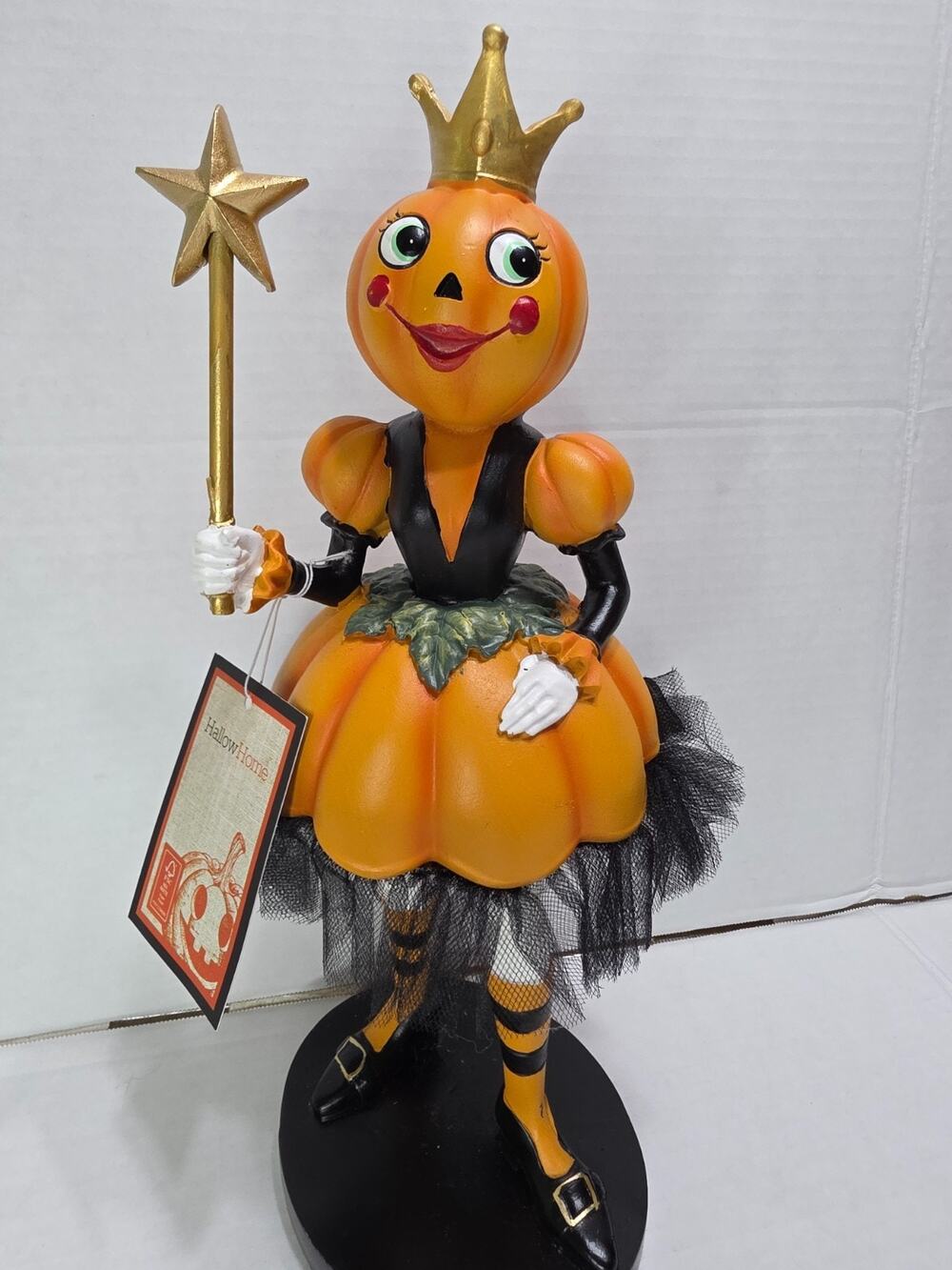 Bethany Lowe Style Halloween Pumpkin Princess Figurine